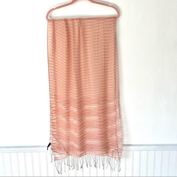 Laura Di Laura Biogiotti Silk Pink Scarf - Picture 7 of 11